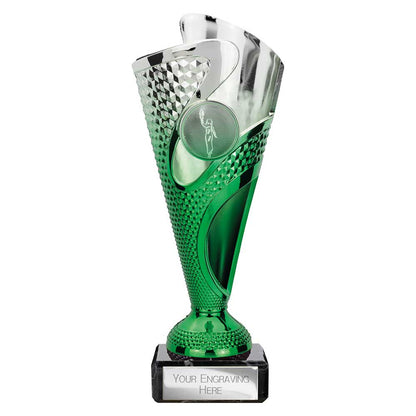 Rodeo Trophy Silver & Green
