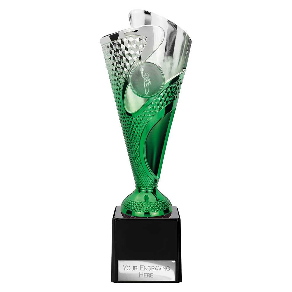 Rodeo Trophy Silver & Green