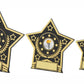 Black Plastic Star Plaque