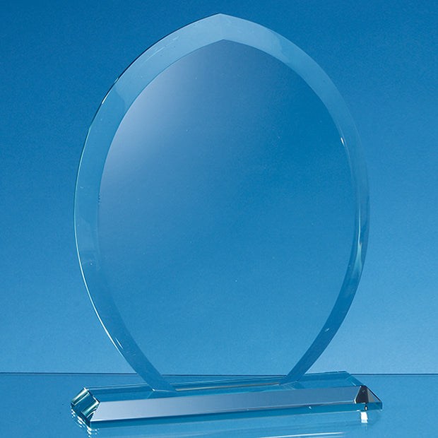 Jade Glass Tear Drop Award - 3 Sizes