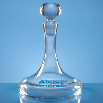 Handmade Plain Ships Decanter