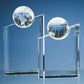 Optical Crystal Globe Mountain Award