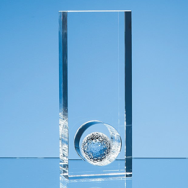 Optical Crystal Golf Ball in the Hole Award