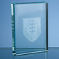 Jade Glass Square Paperweight