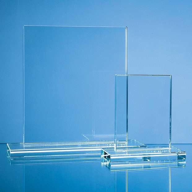 Clear Glass Rectangle Award