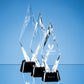 Optical Crystal Facet Mounted Peak Award