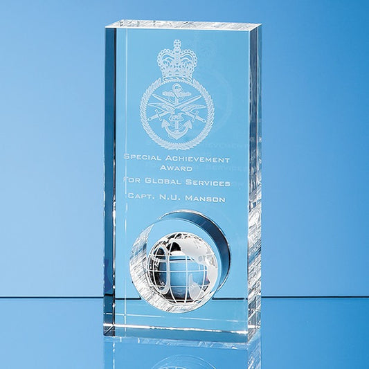 Optical Crystal Globe in the Hole Award