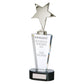 Monument Star Silver Crystal Award - Available in 2 Sizes