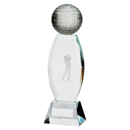 Infinity Golf Crystal Award - Available in 2 Sizes