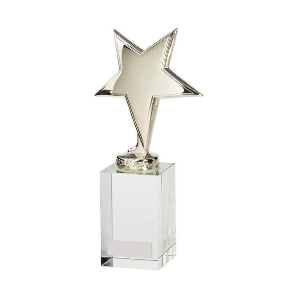 Endeavour Star Silver Crystal Award - Available in 2 Sizes