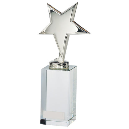Endeavour Star Silver Crystal Award - Available in 2 Sizes