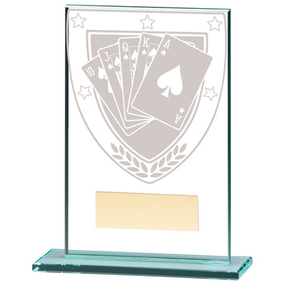 Millennium Poker Jade Glass Award