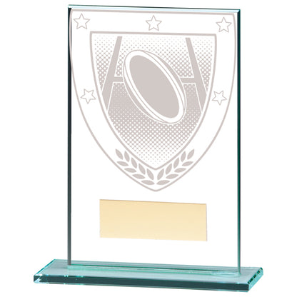 Millennium Rugby Jade Glass Award