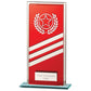 Talisman Mirror Glass Award Red-Silver