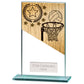Mustang Netball Jade Glass Award