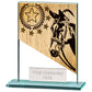 Mustang Equestrian Jade Glass Award