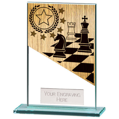 Mustang Chess Jade Glass Award