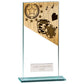 Mustang Poker Jade Glass Award