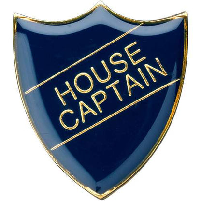 3cm School Shield Badge (House Captain) - Available in 4 Colours