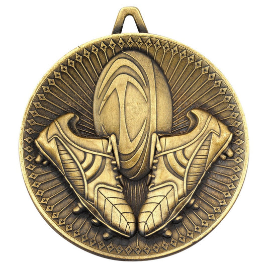 Rugby Deluxe Medal - 3 Colours