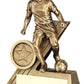Brz-Gold Male Football Mini Figure With Plate - Available in 3 Sizes