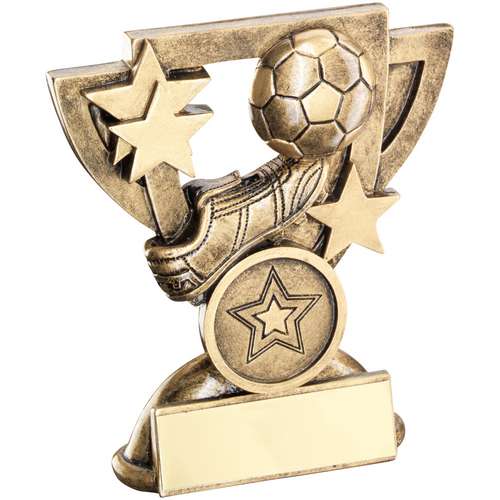 Brz-Gold Football Mini Cup Trophy - Available in 2 Sizes