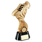 Gold-Black Football Boot On Twisted Net With Plate - Available in 4 Sizes