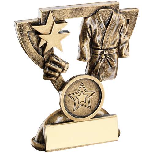 Brz-Gold Martial Arts Mini Cup Trophy - Available in 2 Sizes