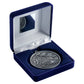 Blue Velvet Box And 60mm Medal Swimming Trophy - 3 Colours