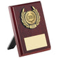 Rosewood Plaque With Gold Trim Trophy