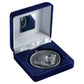 Blue Velvet Box And 60mm Medal Rugby Trophy - 3 Colours