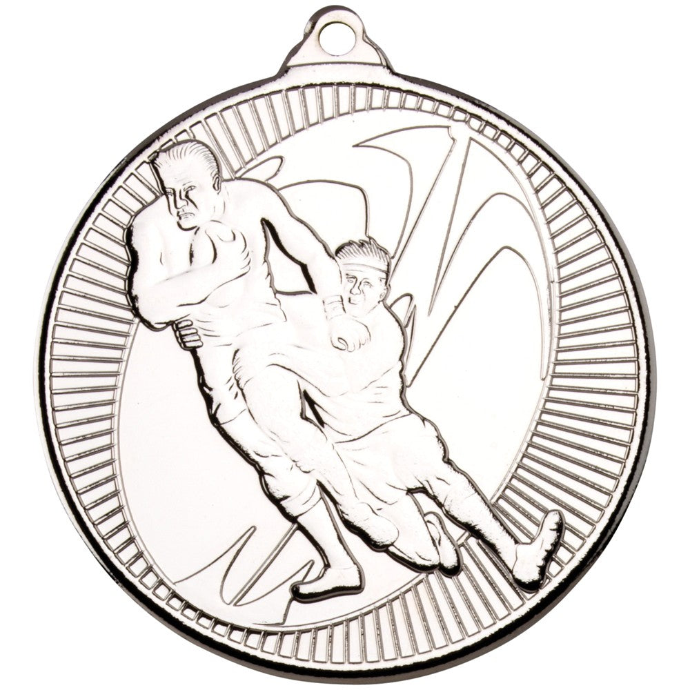 Rugby 'Multi Line' Medal