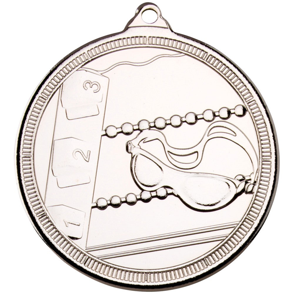 Swimming 'Multi Line' Medal