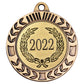 Wreath Medal Extra Thick - Available in Gold, Silver and Bronze
