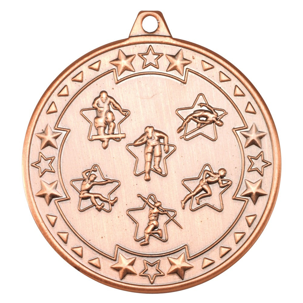 Multi Athletics 'Tri Star' Medal