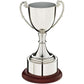 Nickel Plated Cup On Round Plinth With Band - Available in 6 Sizes