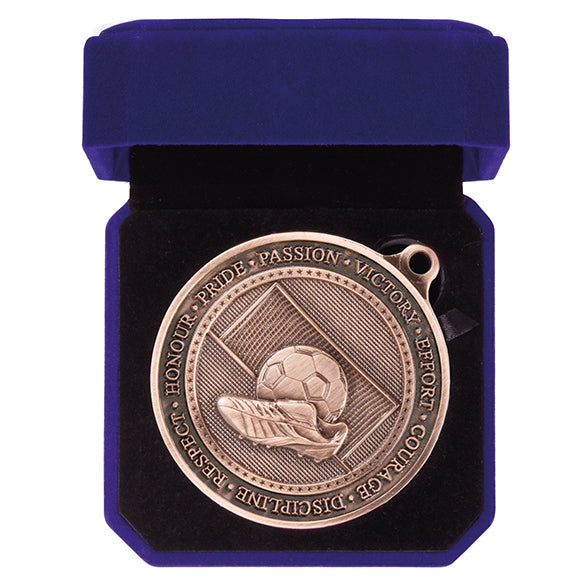 Olympia Football Boot Medal Box 70mm - 3 Colours