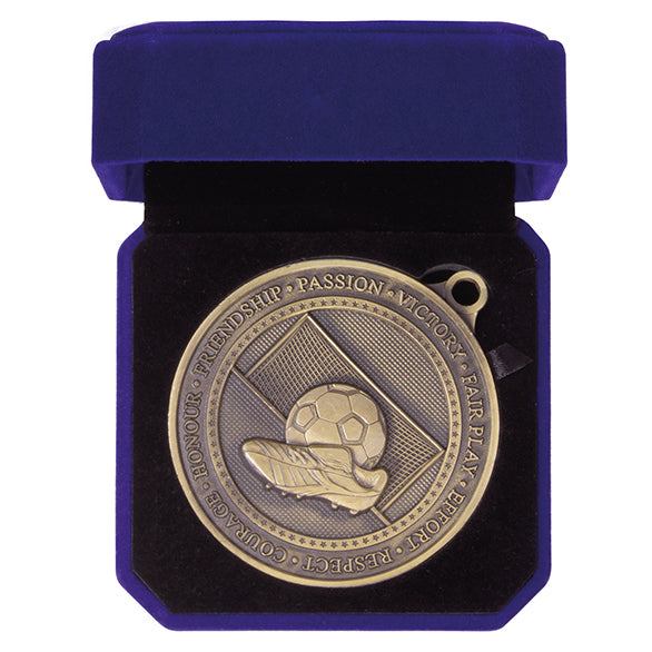 Olympia Football Boot Medal Box 70mm - 3 Colours