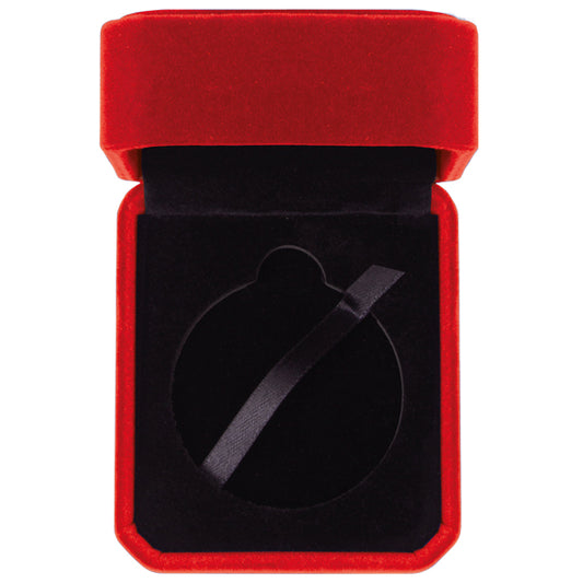 Aspire Velour Medal Box Red