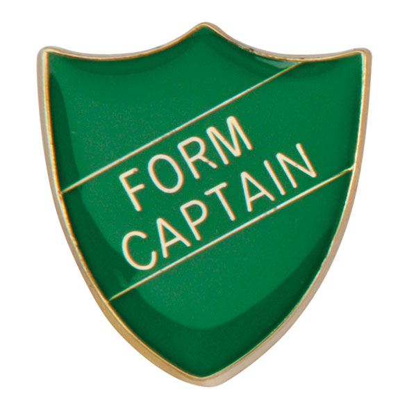 Scholar Pin Badge Form Captain