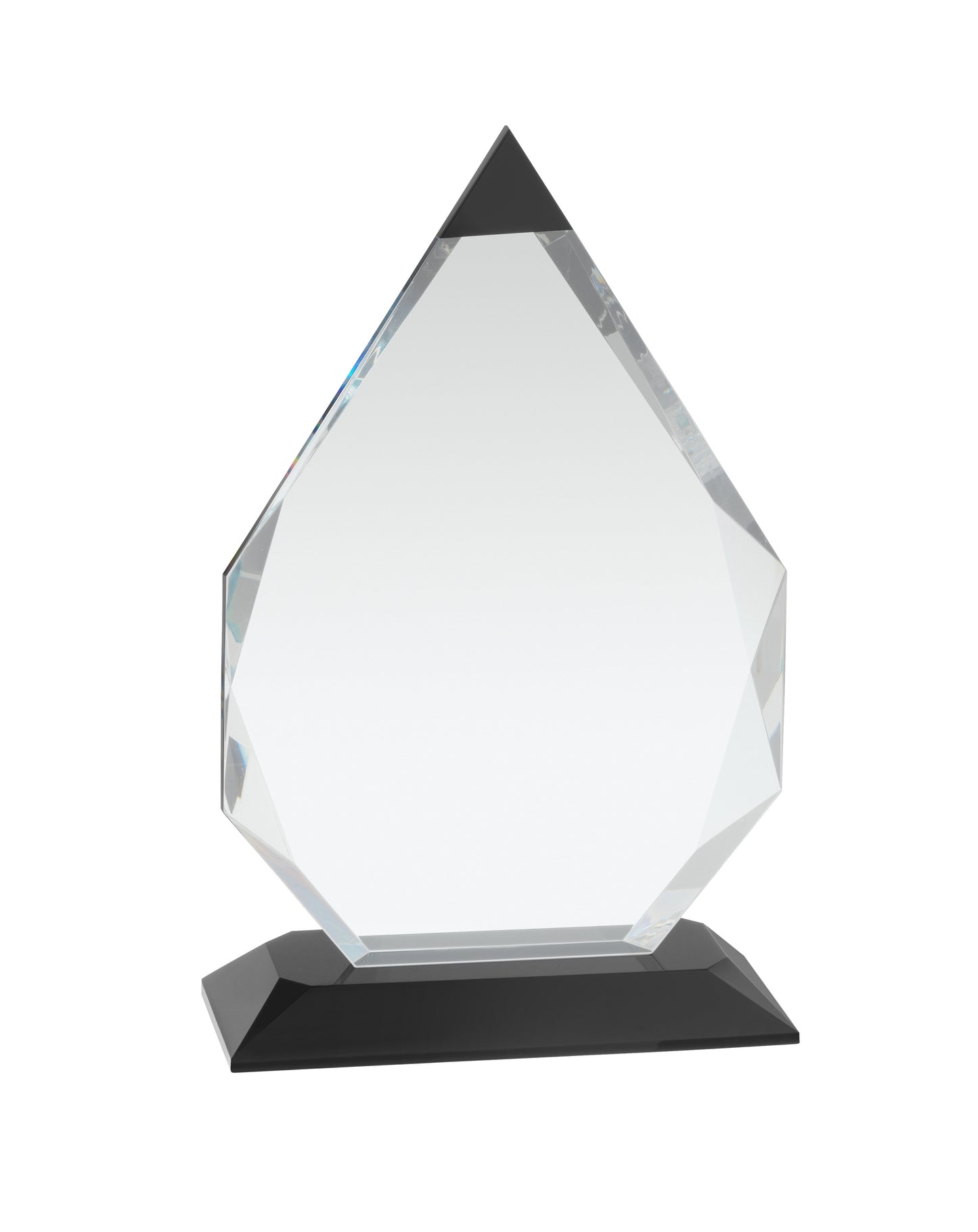 Clear & Black Crystal Award in Box