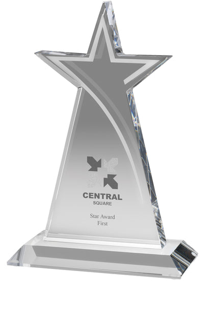 Crystal Star Award - 3 Sizes