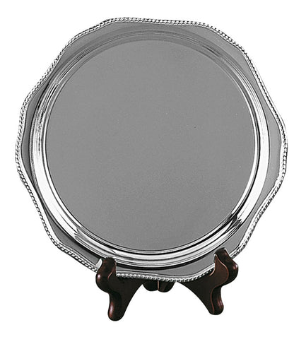 Gadroon Mounted Salver With Feet