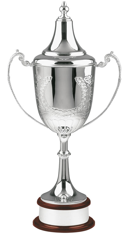 The Champions Silver Plated Hand Chased Cup