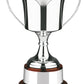 Hallmarked Silver Cup Mounted on Mahogany Plinth