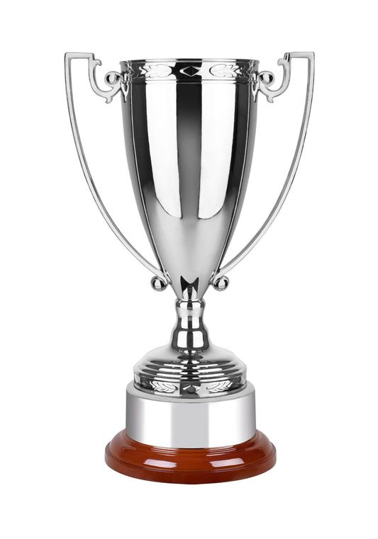 Nickel Plated Endurance Cup on Rosewood Base - 2 Sizes