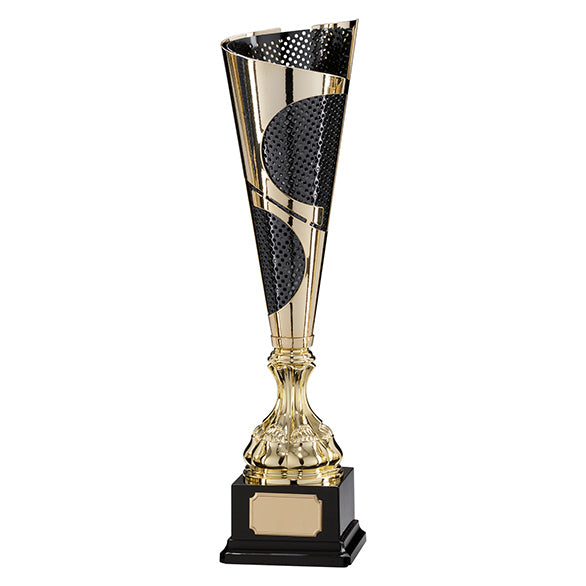 Quest Laser Cut Gold & Black Cup - Available in 5 Sizes