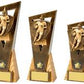 Antique Gold Male Rugby Player Edge Award - 3 Sizes