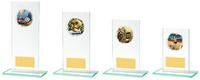 Rectangular Jade Glass Multi Sport Award - 4 Sizes