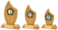 Light Oak Sail Wood Trim Award - 3 Sizes